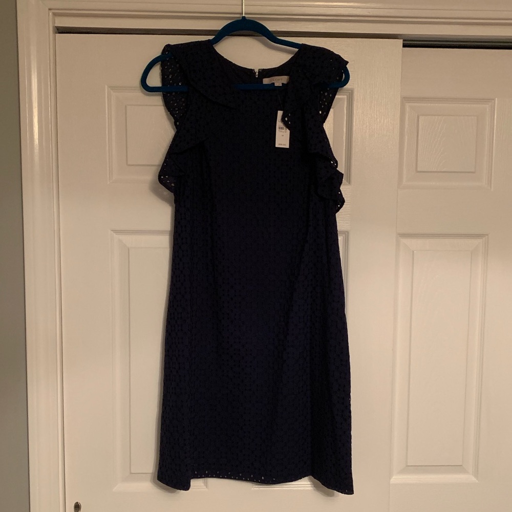 Loft Eyelet Shift Dress